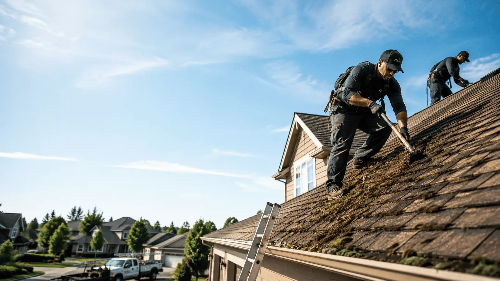 Roof Moss Removal in Thompson, CT near me